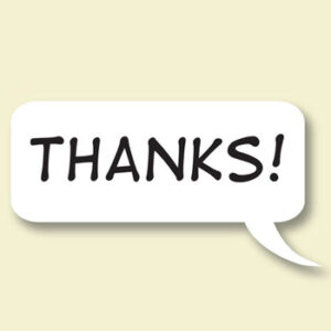 Board members and the art of saying thanks