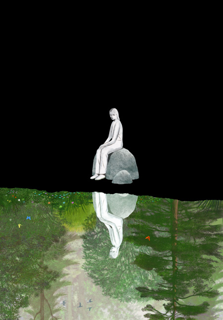 Formation of the shadow sides