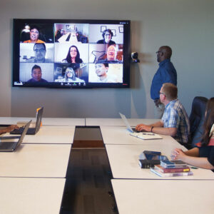 Hybrid courses, real community